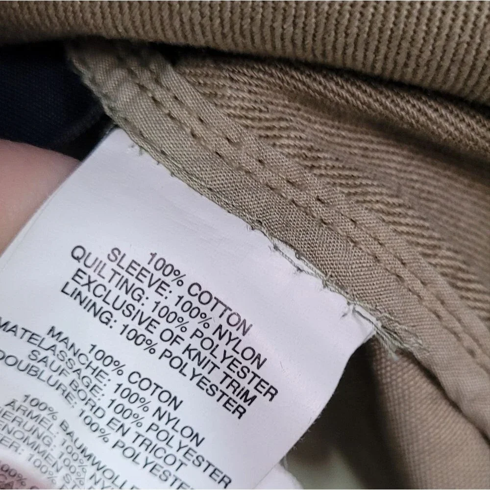 J. Crew B2589 Quilted Sleeve Drawstring Waist Utility Field Jacket Military S